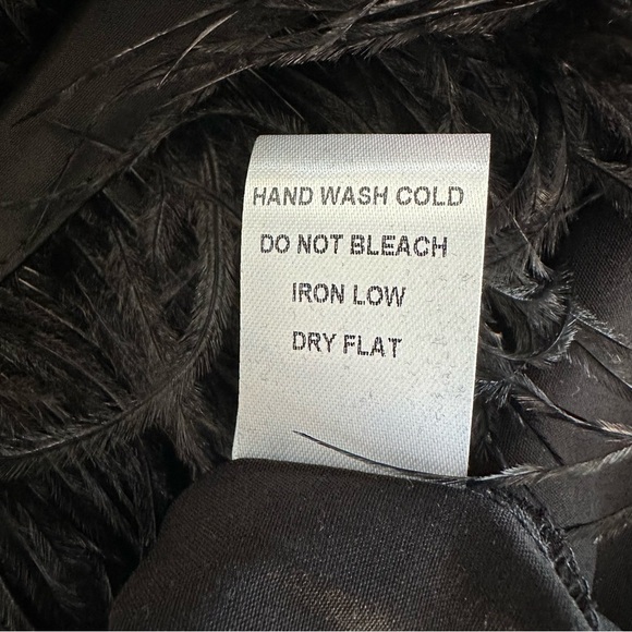 Amable By Mable Black Feather Dress, Small - Picture 14 of 15